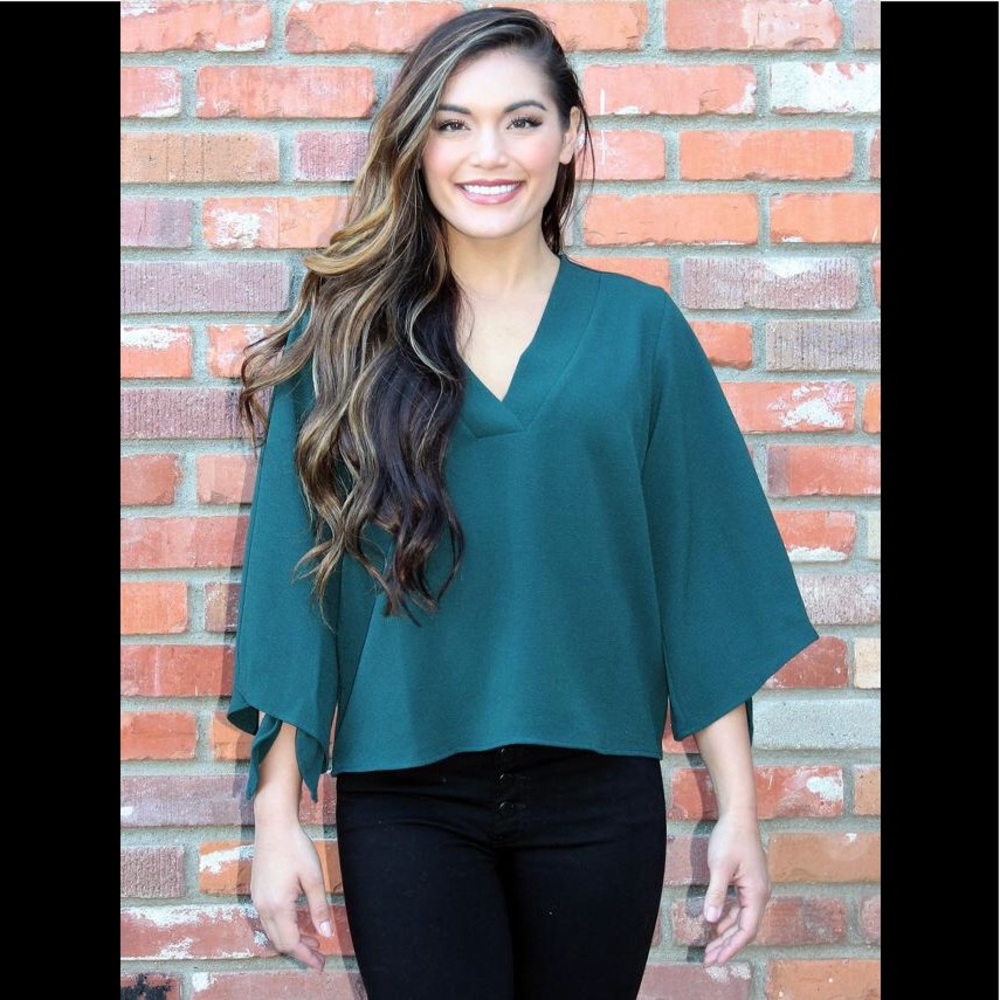 Ponderosa Green Blouse by Lush